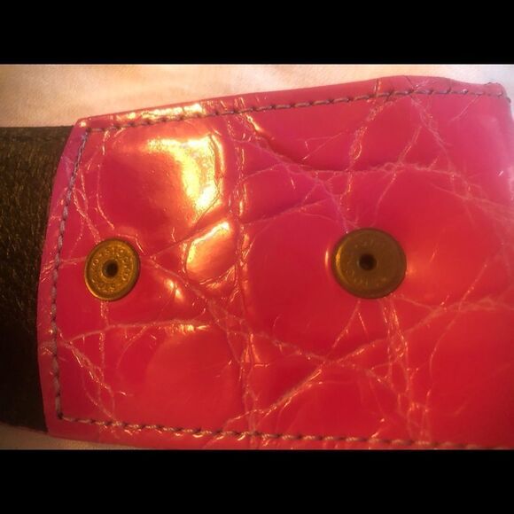 Stocko Vintage 50's XS/S Wide snake Chic Pink Belt - Picture 3 of 7